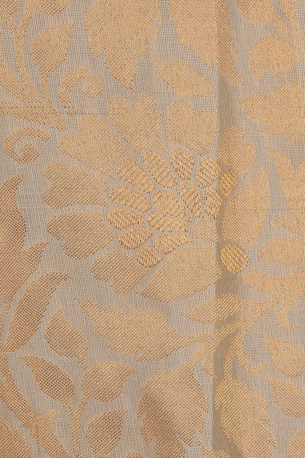 Gadwal Silk Cream Saree