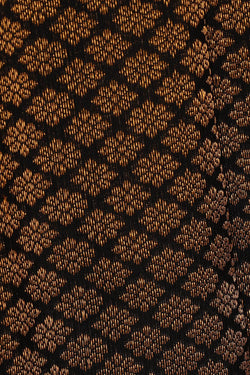 Image of Gadwal Silk Black Saree