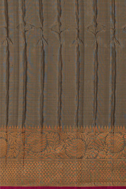 Image of Gadwal Silk Black Saree