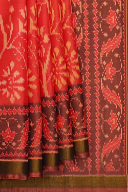 Image of Rajkot Patola Red Saree