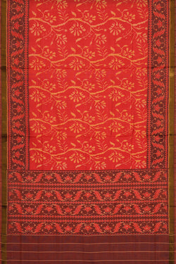 Image of Rajkot Patola Red Saree