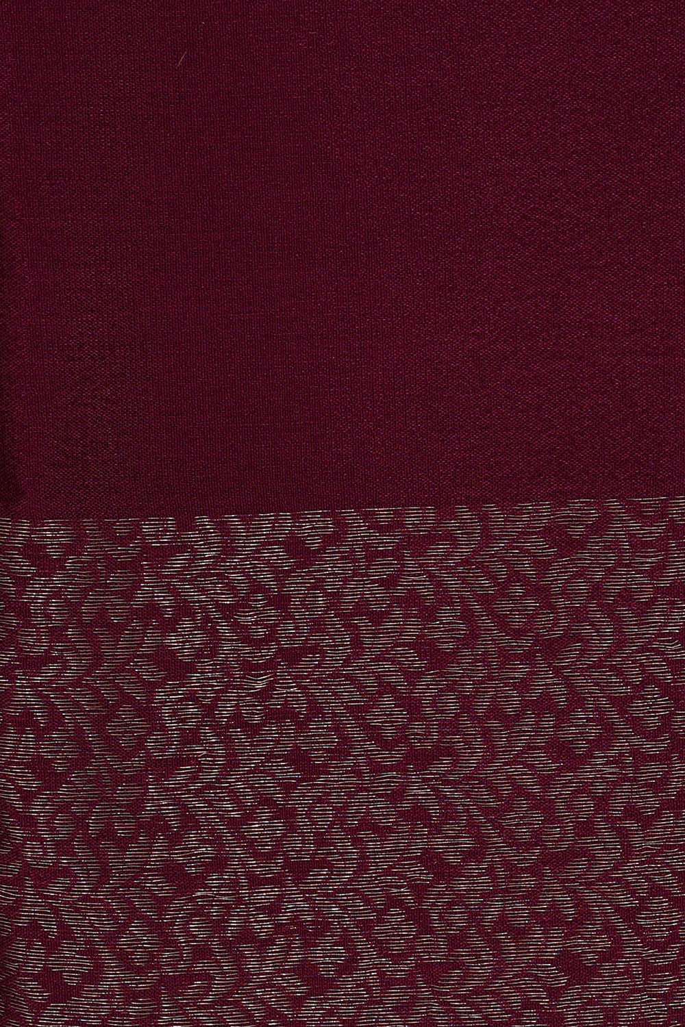 Deep Wine Crepe Saree