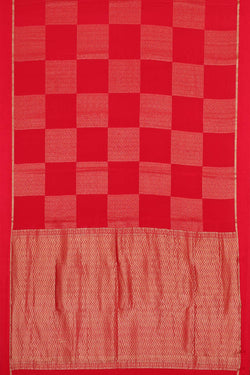 Image of Crepe Red Saree