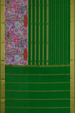 Image of Binny Crepe Green Saree