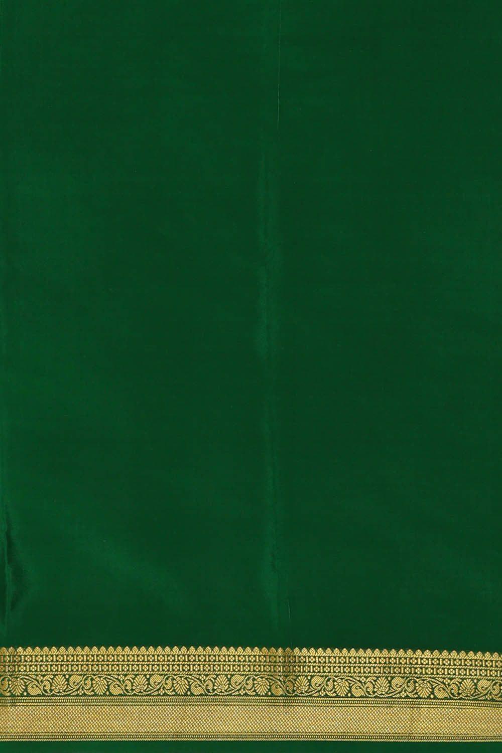 Printed Binny Crepe Red-Dark Green Saree