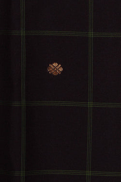 Image of Gadwal Silk Dark Violet Saree