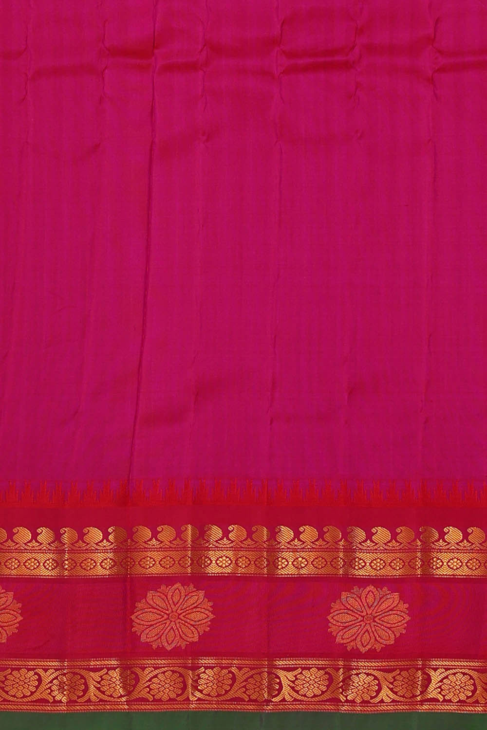 Gadwal Silk Cream Saree
