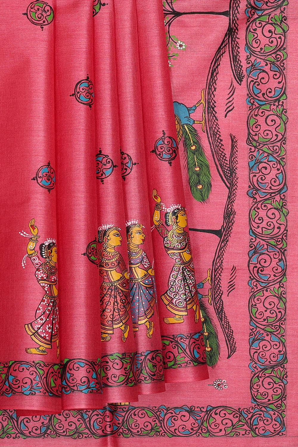 Image of Patti Chitra Pink Saree
