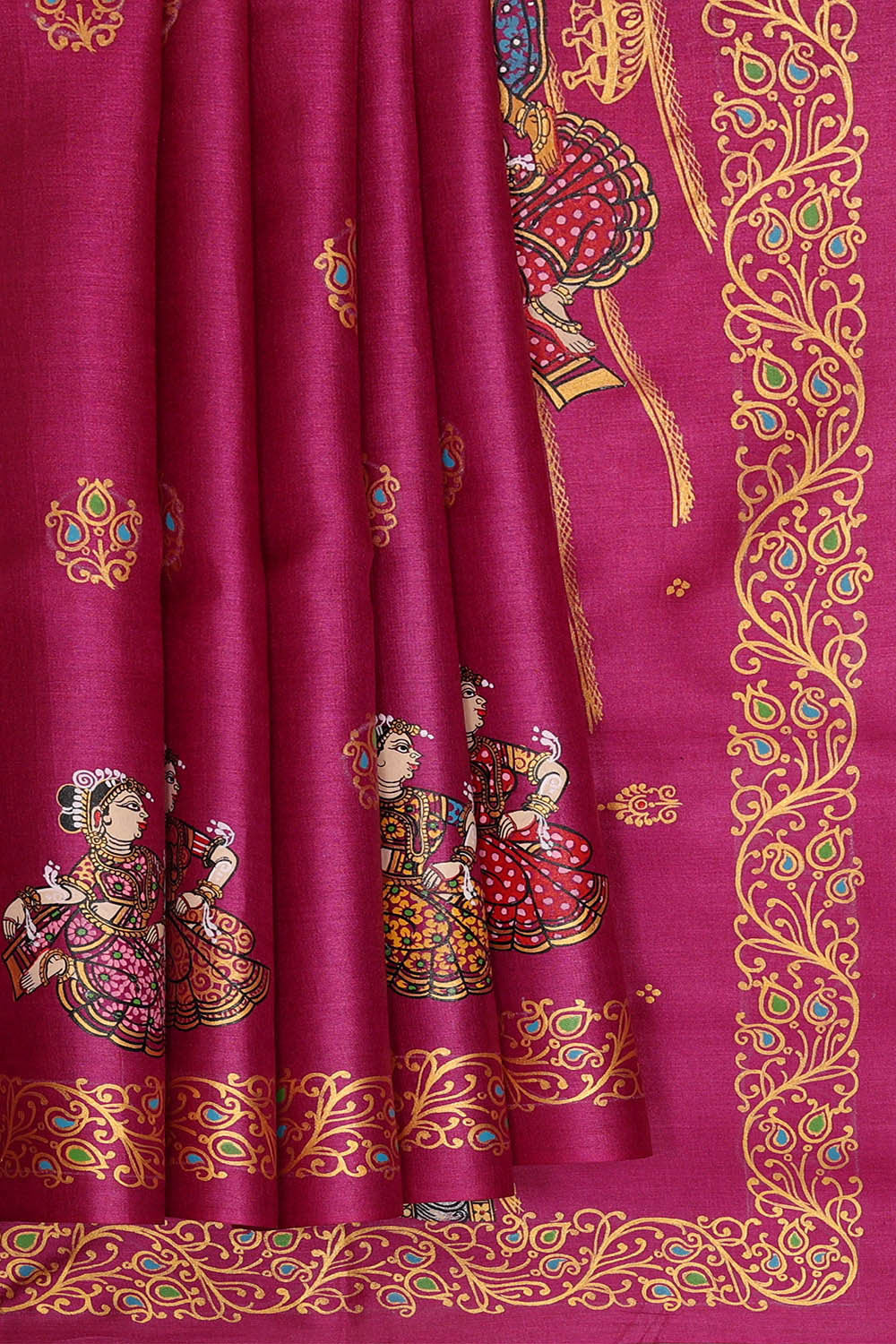 Image of Patti Chitra Rani Pink Saree