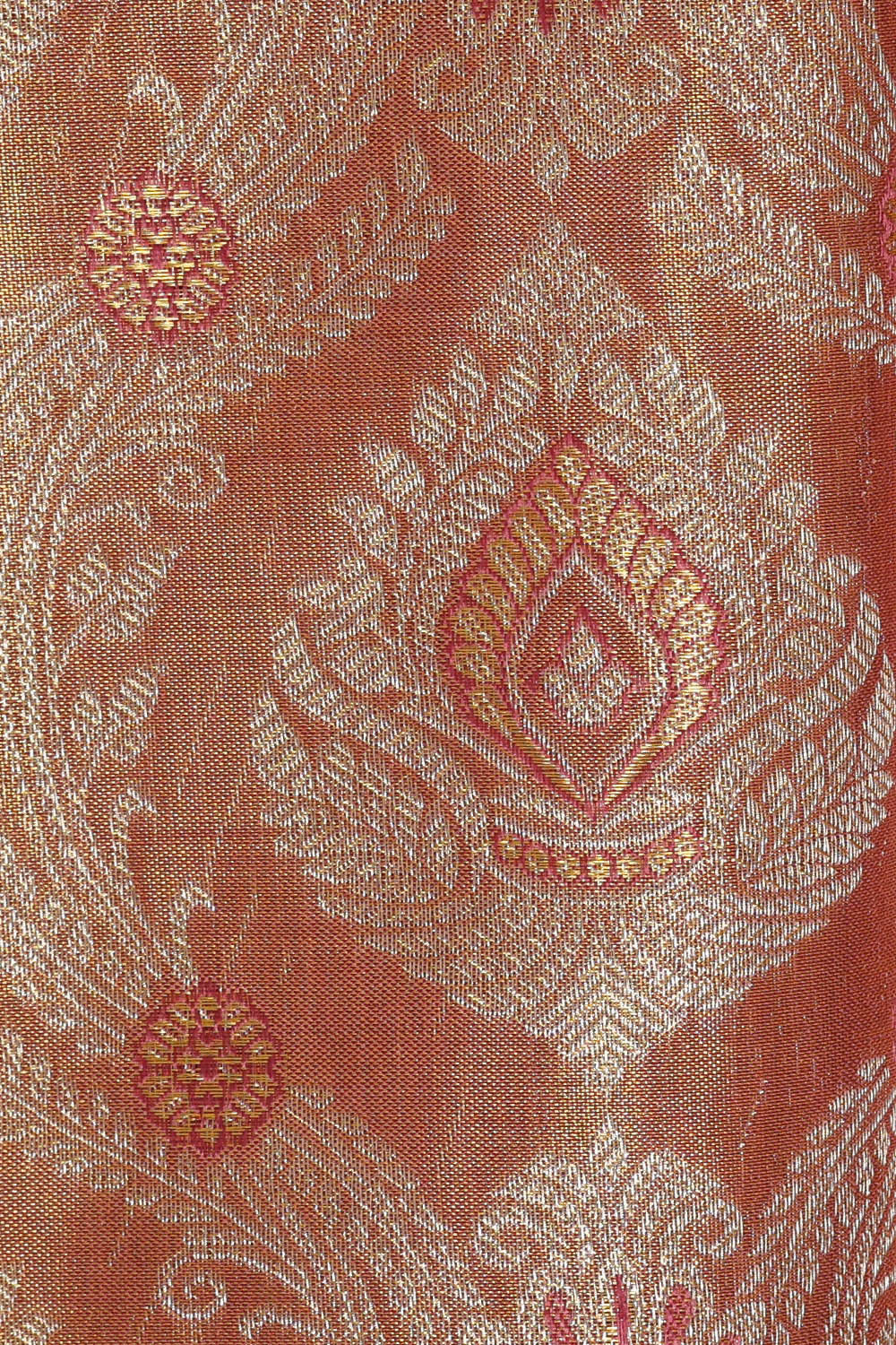 Image of Kanchipattu Gold Tissue Brocade Saree