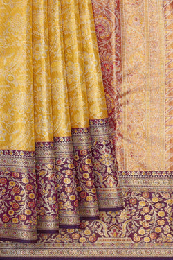 Image of Kanchipattu Gold Tissue Brocade Saree