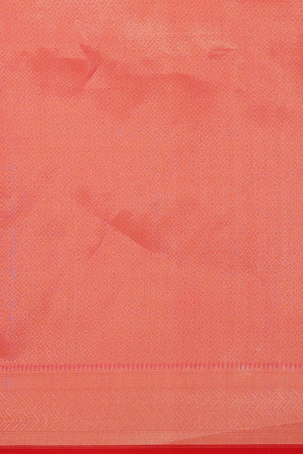 Banarasi Kora Pinkish Red Saree