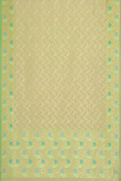 Image of Organza Green Saree