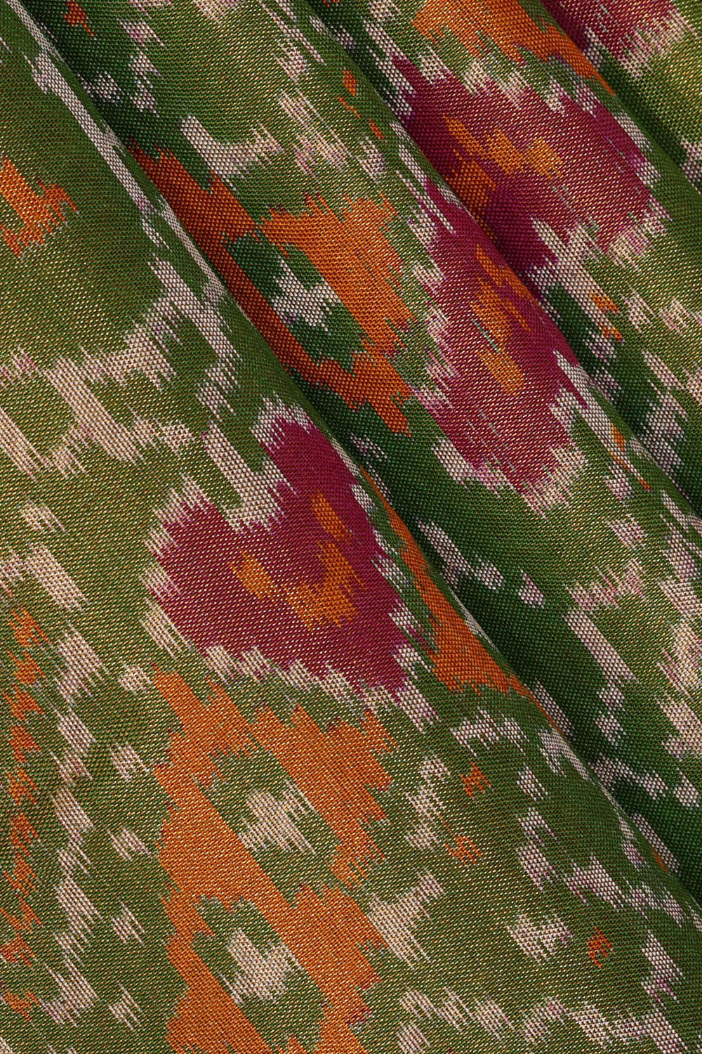 Rajkot Patola Tissue Green Saree