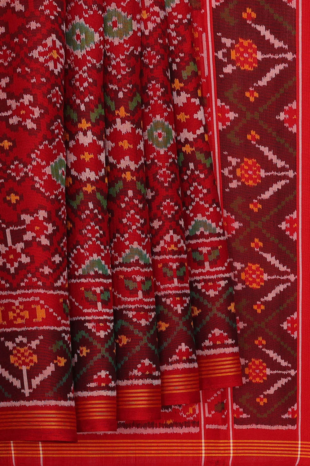 Patan Patola Red Saree
