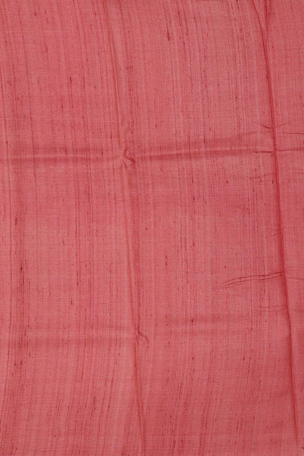 Printed Tussar Wine Saree