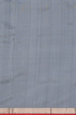Image of Kanchipattu Grey Brocade Saree