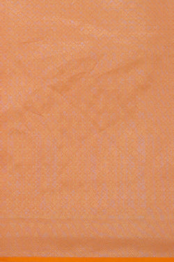 Image of Banarasi Kora Orange Saree