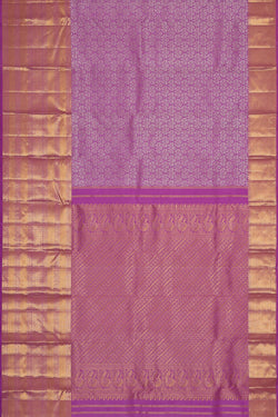 Image of Kanchipattu Lavender Pink Brocade Saree