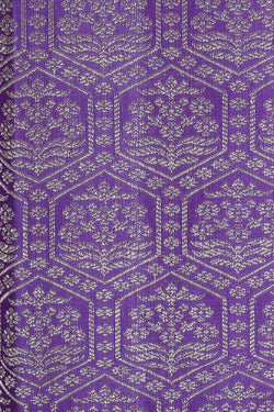 Image of Kanchipattu Lavender Brocade Saree