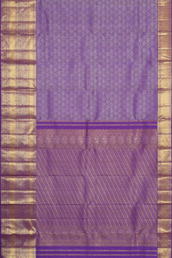 Image of Kanchipattu Lavender Brocade Saree