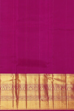 Image of Kanchipattu Red Brocade Saree