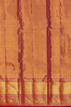 Image of Kanchipattu Sky Blue Tissue Brocade Saree