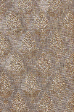 Image of Kanchipattu Silvery Gold Brocade Saree