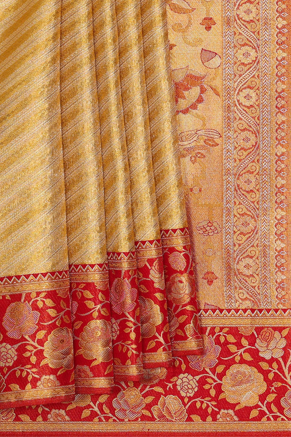 Image of Kanchipattu Gold Brocade Saree