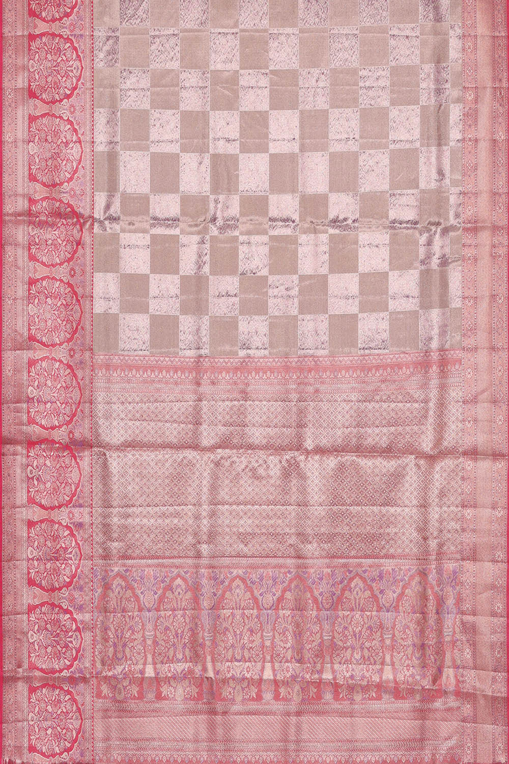 Image of Kanchipattu Lavender Brocade Saree