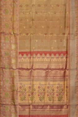 Image of Kanchipattu Gold Brocade Saree