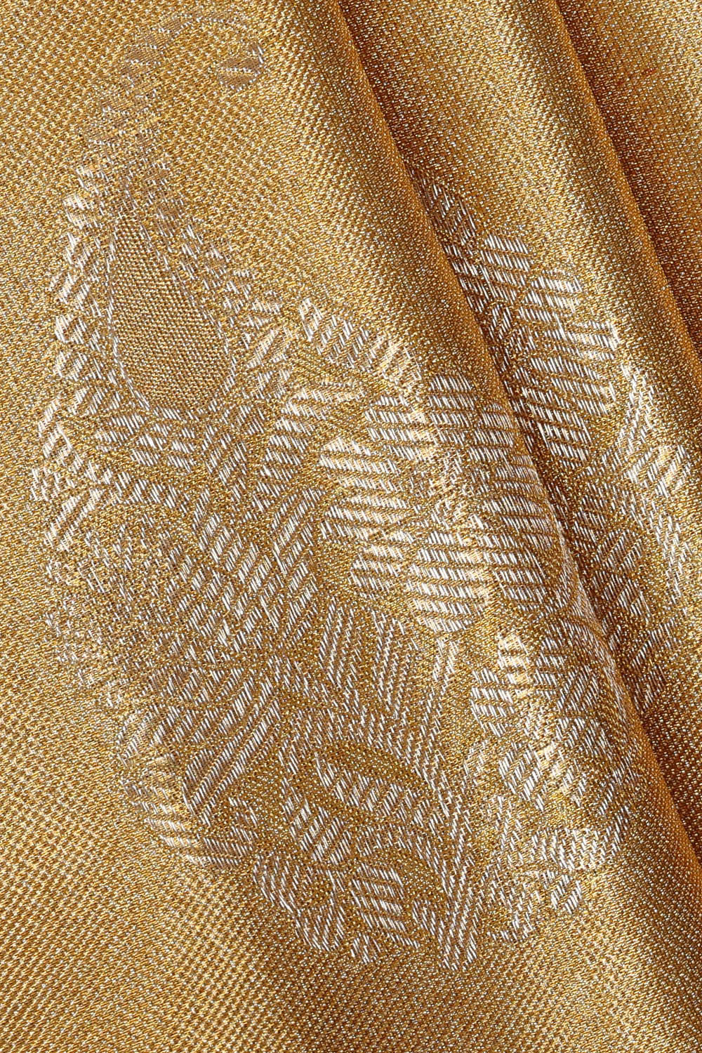 Image of Kanchipattu Gold Brocade Saree