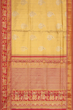 Image of Kanchipattu Gold Brocade Saree