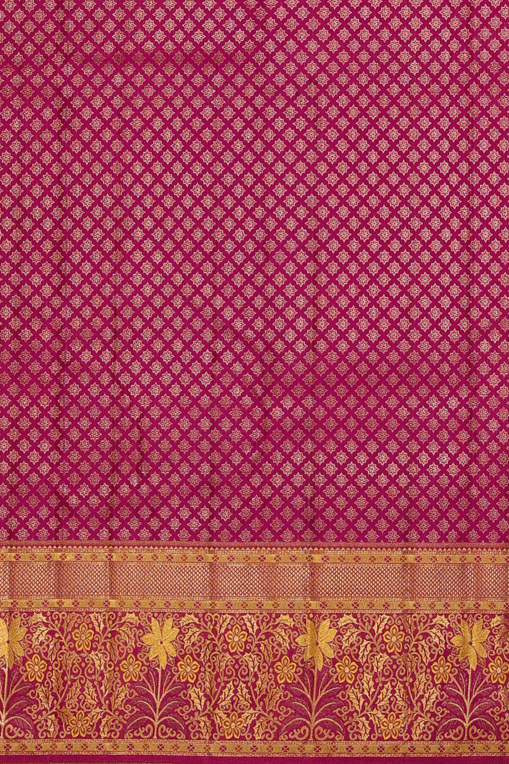 Kanchipattu Mustard Yellow Brocade Saree