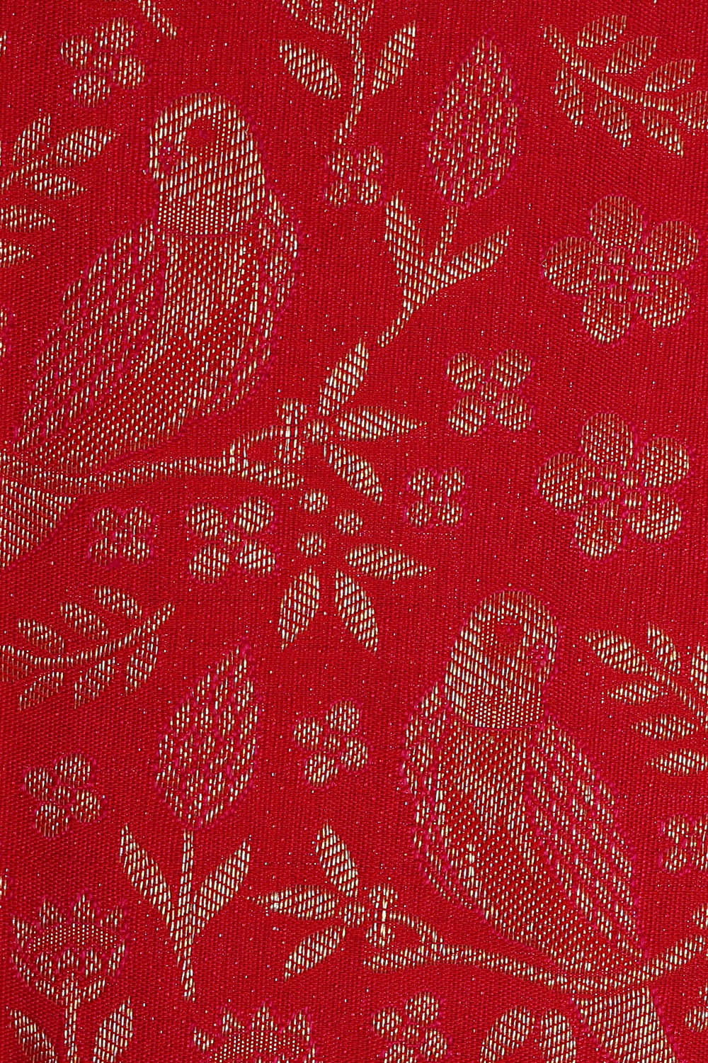 Kanchipattu Red Brocade Saree