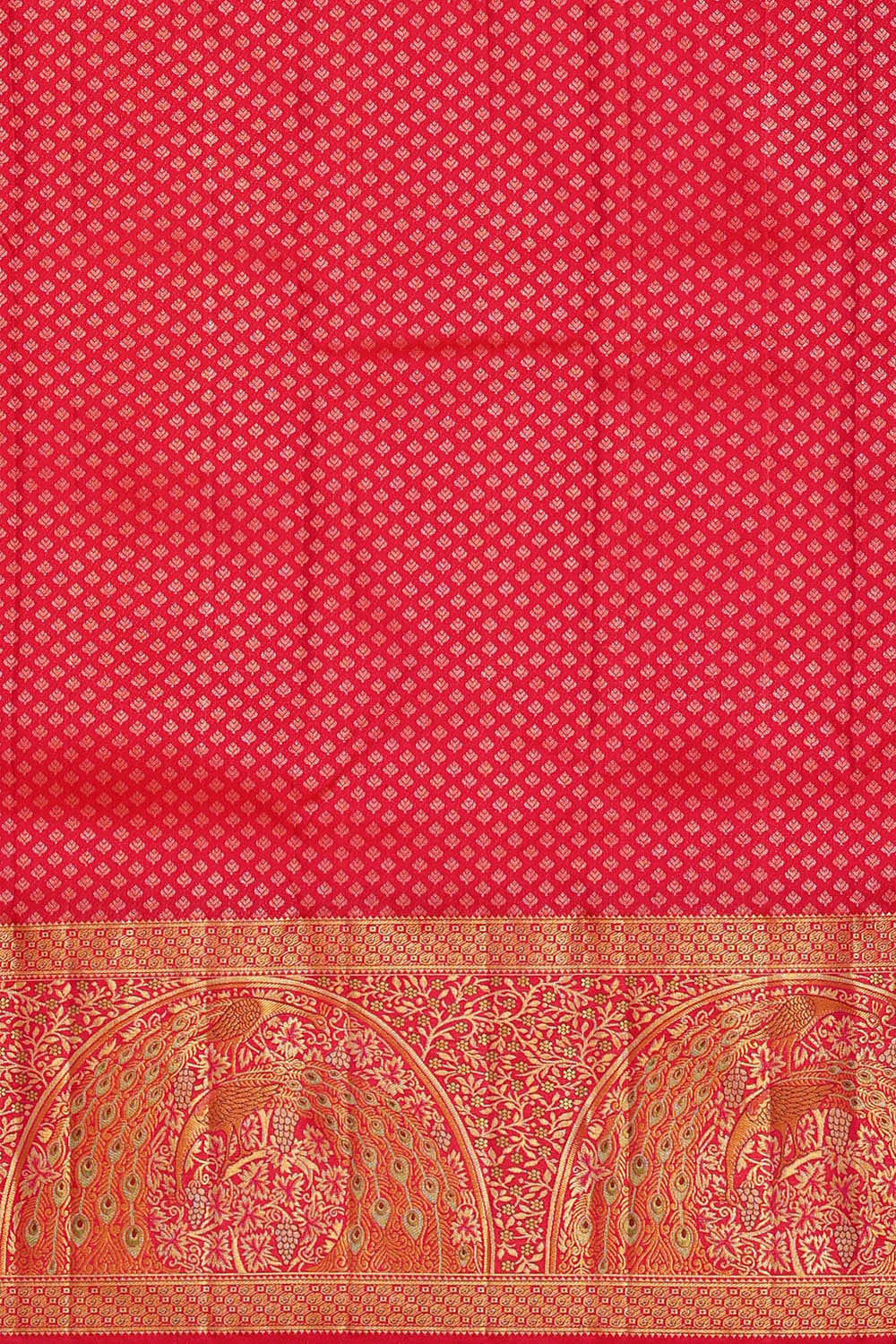 Kanchipattu Red Brocade Saree