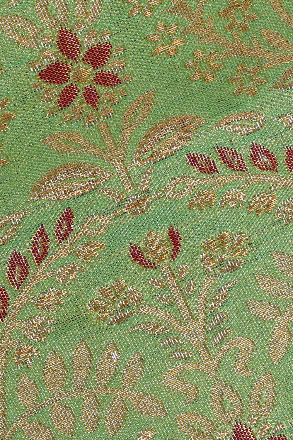 Image of Kanchipattu Green Brocade Saree