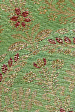Image of Kanchipattu Green Brocade Saree