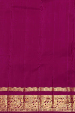 Image of Kanchipattu Turquoise Blue Brocade Saree