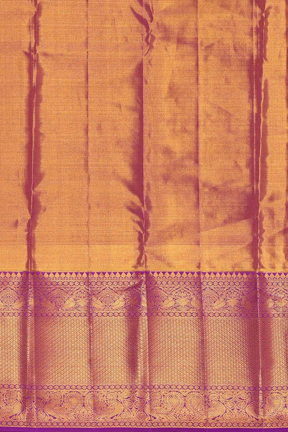 Kanchipattu Mustard Yellow Tissue Brocade Saree
