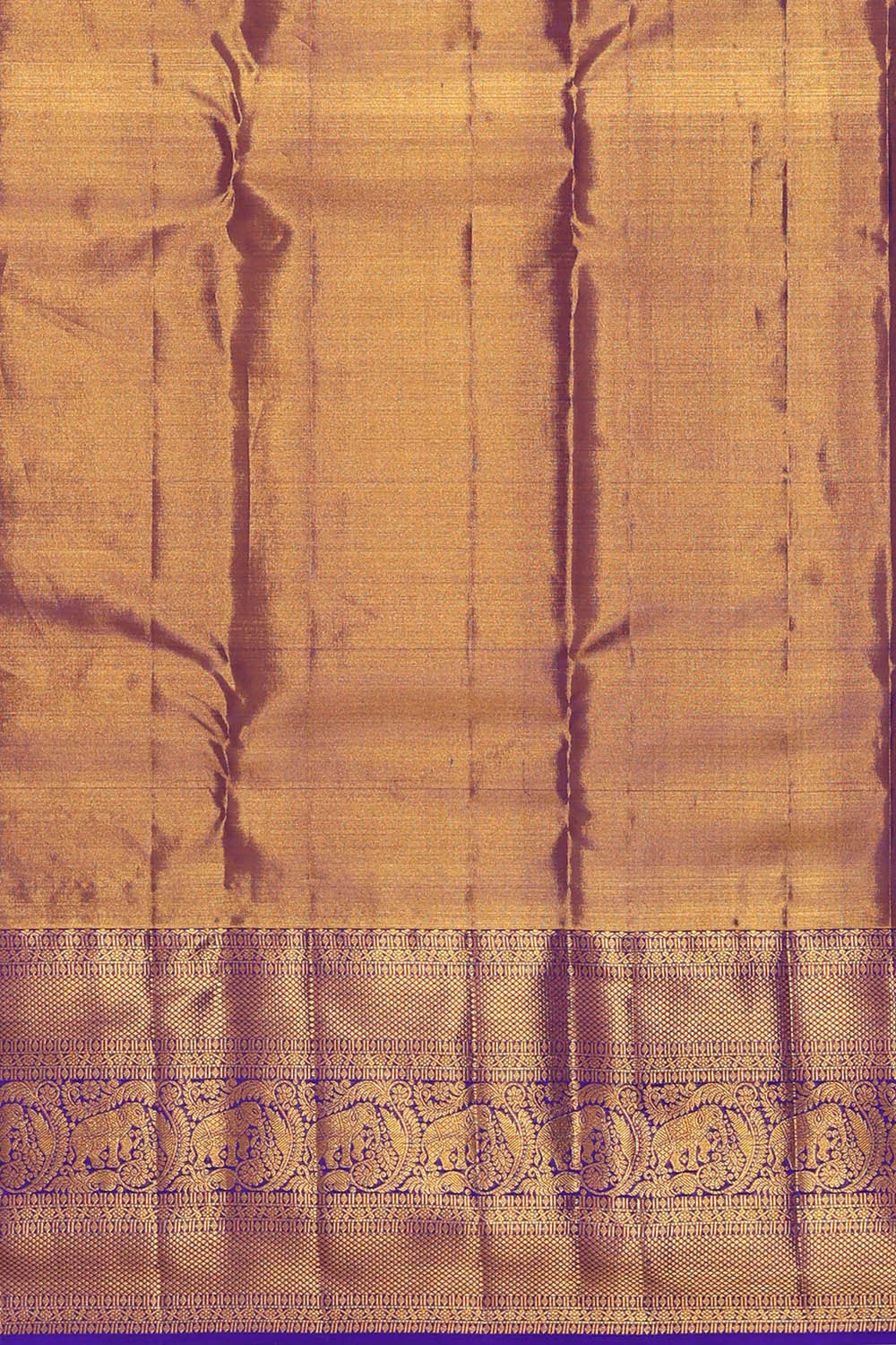 Kanchipattu Gold Tissue Brocade Saree