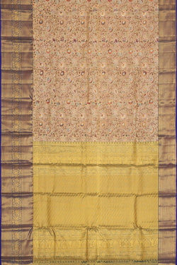 Image of Kanchipattu Gold Tissue Brocade Saree