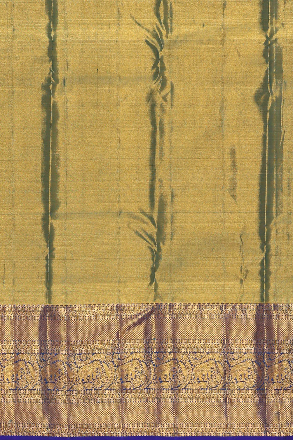 Kanchipattu Gold Tissue Brocade Saree