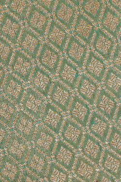 Image of Kanchipattu Sea Green Tissue Brocade Saree