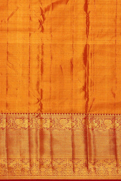 Image of Kanchipattu Blue Tissue Brocade Saree
