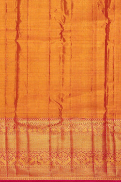 Image of Kanchipattu Pinkish Red Tissue Brocade Saree
