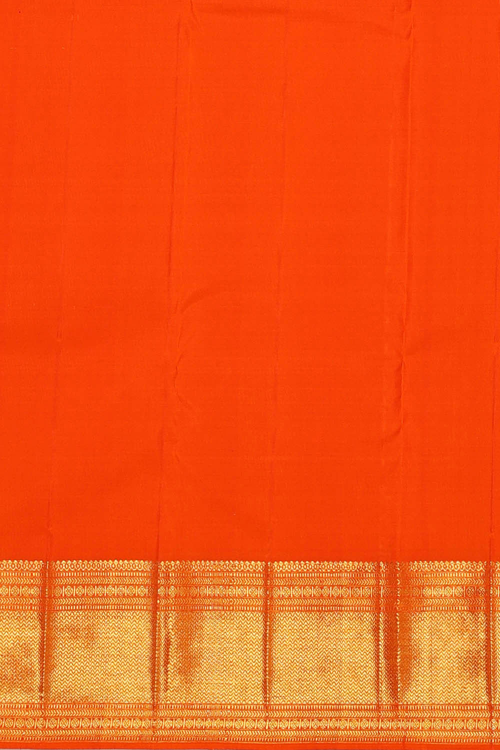 Kanchipattu Orange Brocade Saree