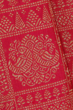 Image of Kanchipattu Reddish Pink Brocade Saree