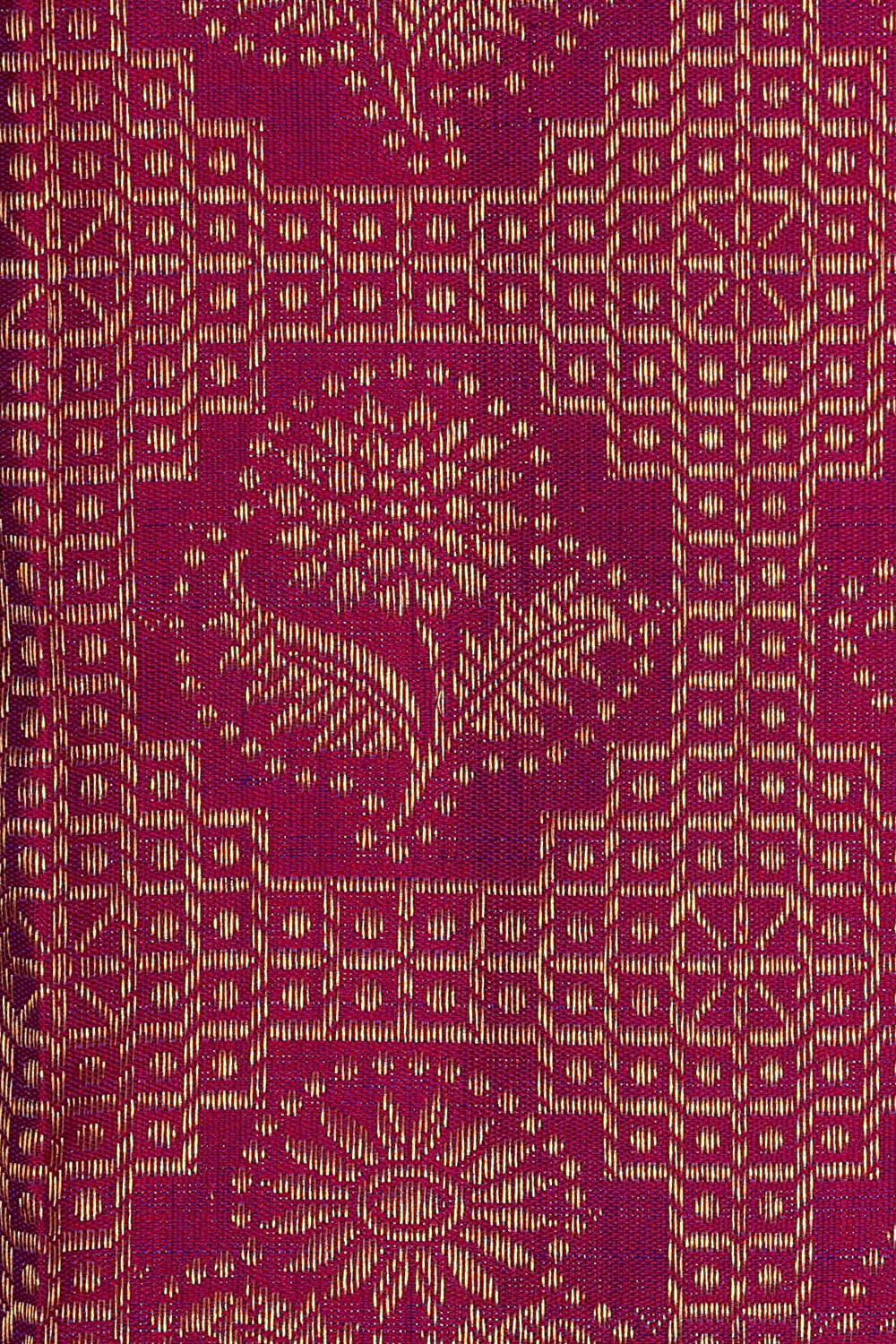 Kanchipattu Magenta Brocade Saree