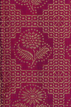 Image of Kanchipattu Magenta Brocade Saree